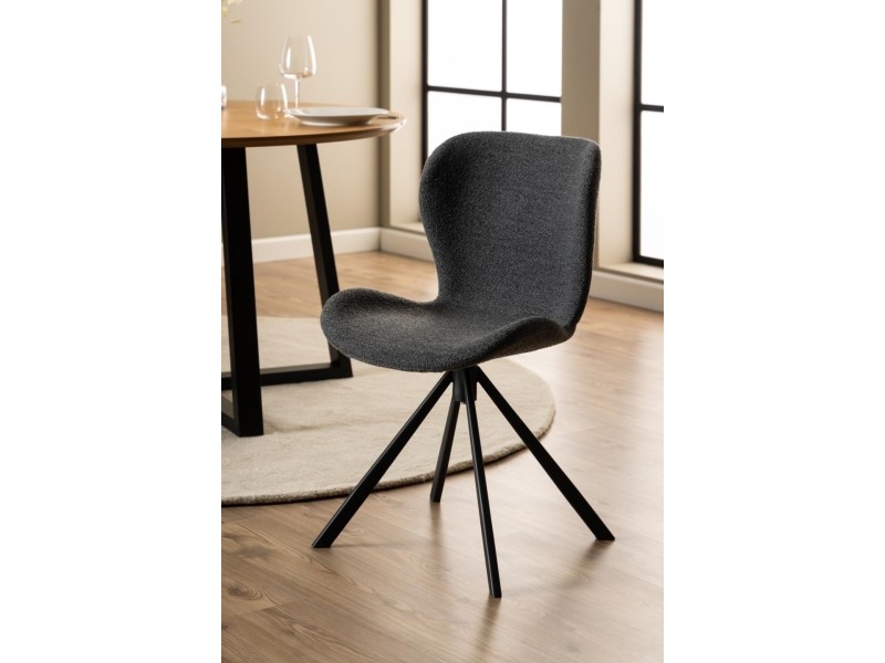 Krzesło obrotowe Batilda antracytowe Monza 130 - ACTONA